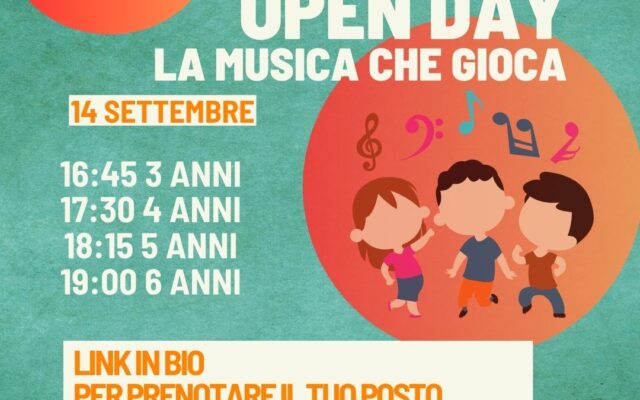 Open Day “La musica che gioca”