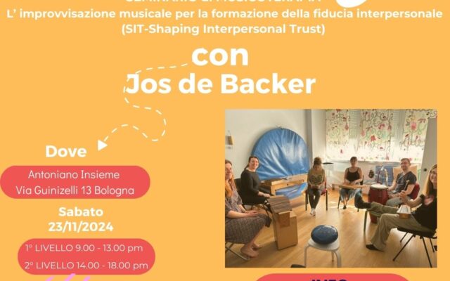 Seminari in Musicoterapia con Jos de Backer